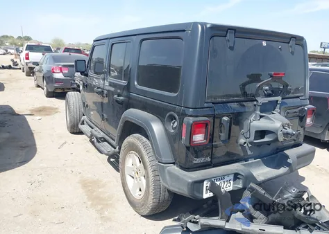 2022 Jeep Wrangler Unlimited Sport S 4X4 z USA, uszkodzony, nr VIN 1C4HJXDG5NW180130